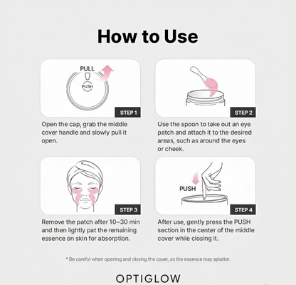 Optiglow Peptide Collagen Hydrogel Eye Patch